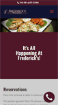 Mobile Screenshot of fredericksdine.com